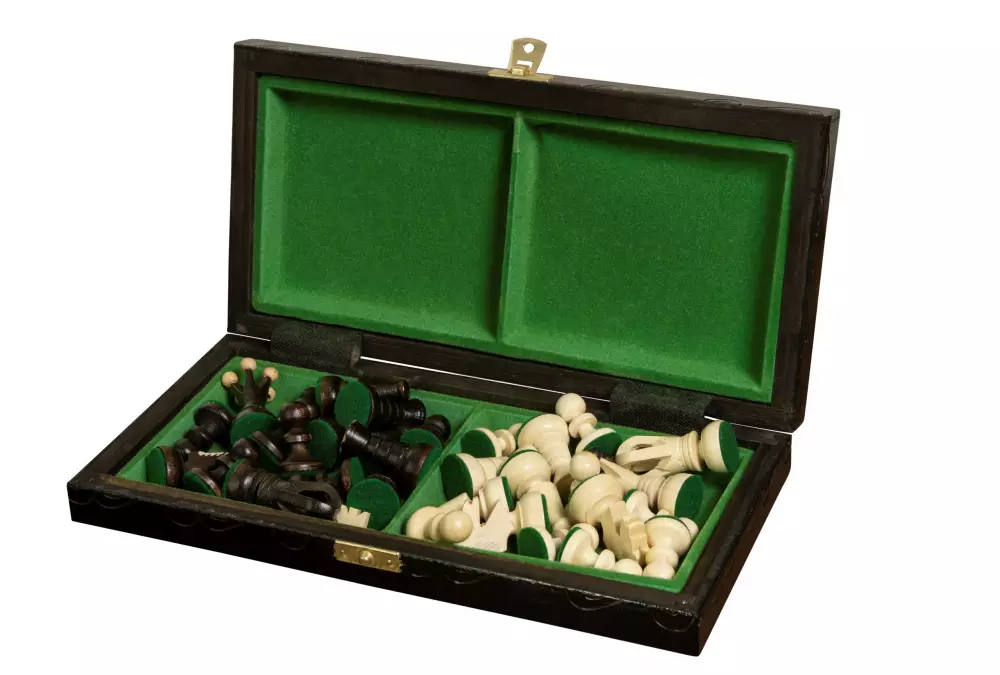 SZACHY KRÓLEWSKIE MAŁE (30x30cm) klonowe, ozdobne